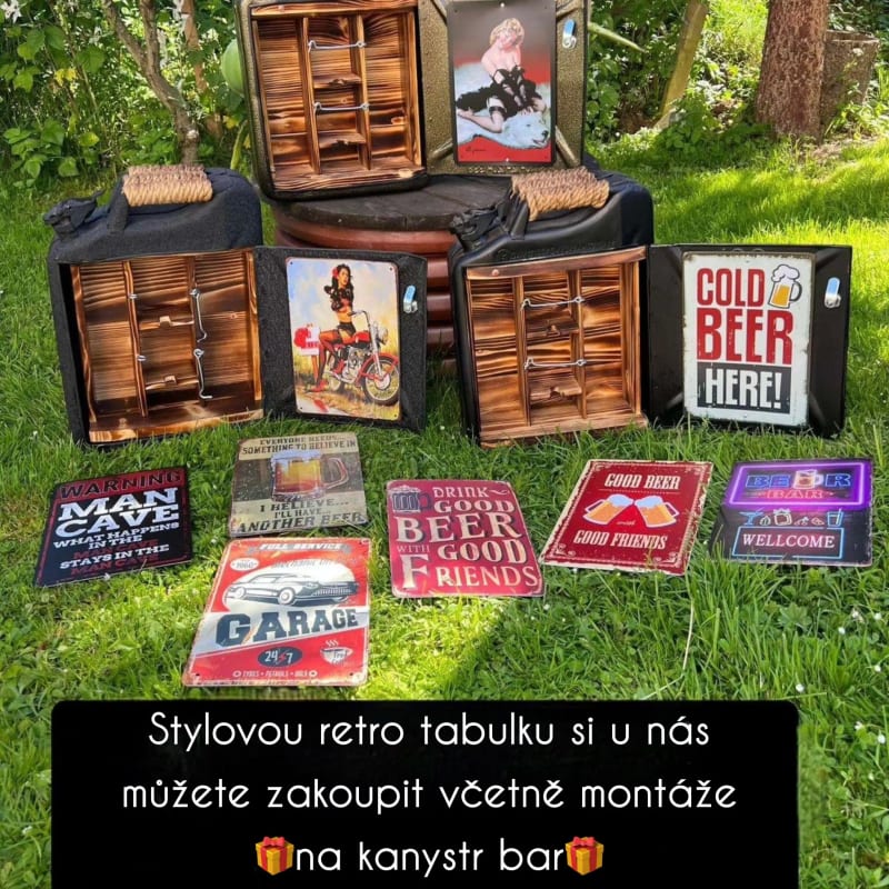 Zelený Kanystr bar (Třetinkový model)