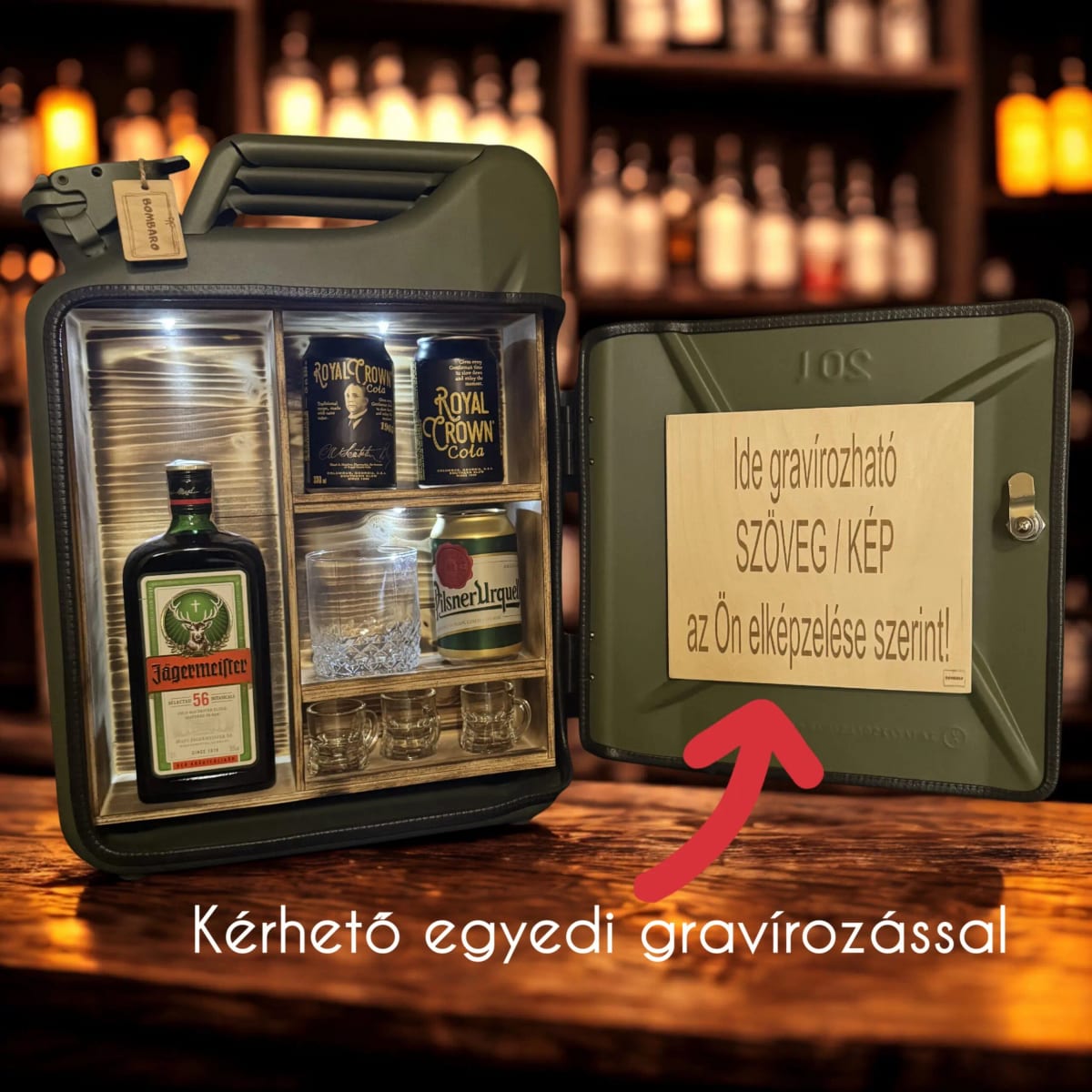 Zöld MAXI kanna bár